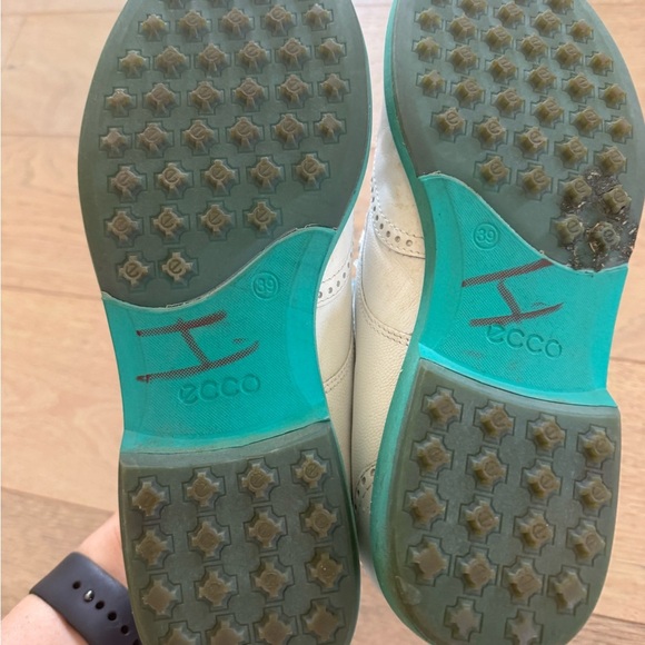 Ecco 'Tour' Hybrid Wingtip Golf Shoe White Size 39 - Picture 5 of 6